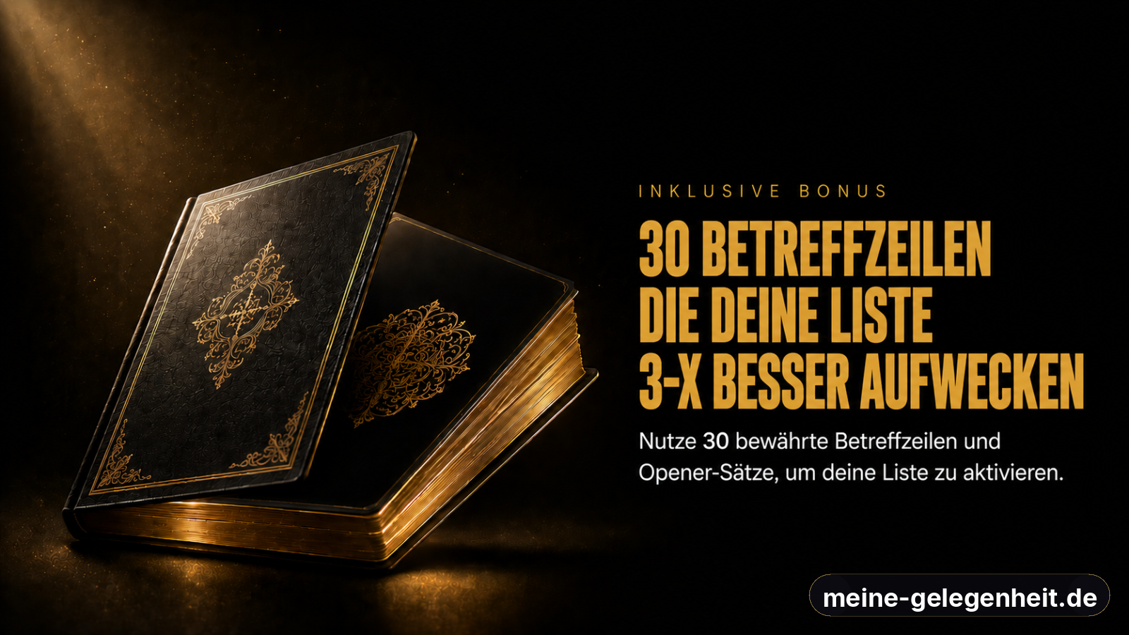 30 Betreffzeilen die deine Liste 3-mal besser aufwecken